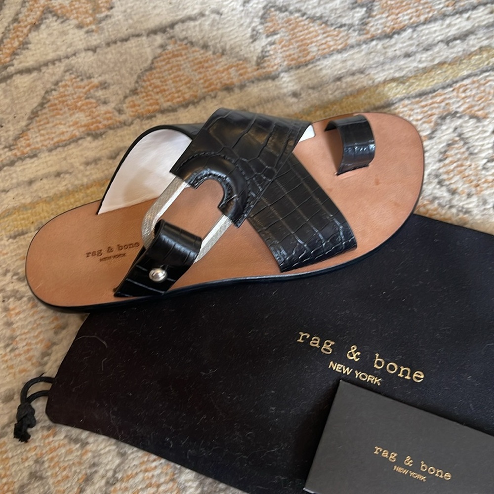 rag & bone Augusta Slide - Leather